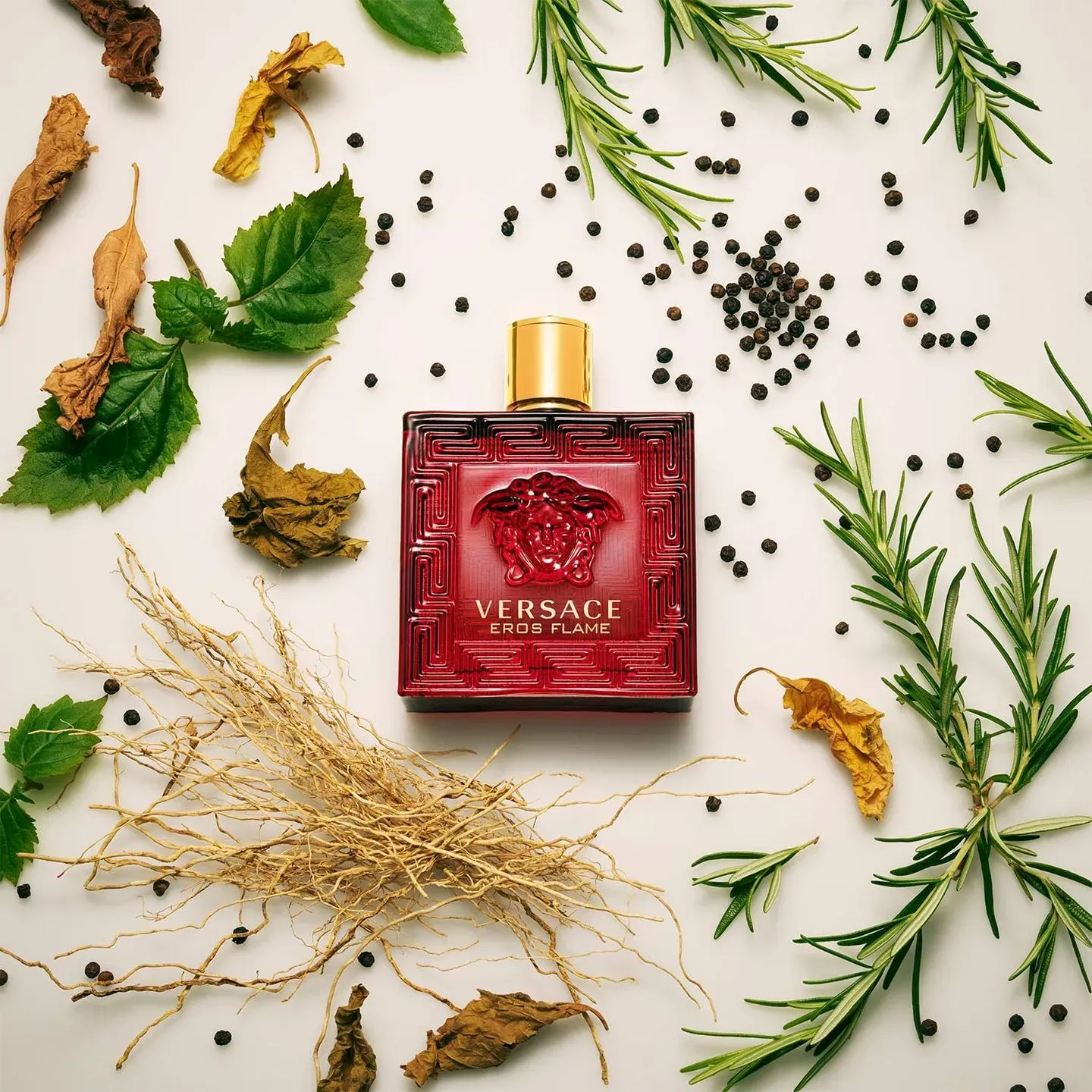 Versace Eros Flame, foto de campaña